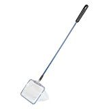 AQUANEAT Aquarium Fish Net, 3 inch Small Fish Tank Cleaning Net, Food Wastes Skimmer for Small Ponds and Pools