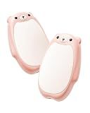 SWEETFULL Hand Warmers Rechargeable, 2-in-1 Magnetic Bear Electric Pink