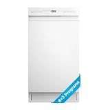 Midea 18 Inch Built-in Dishwasher, 8 Place Settings, Stainless Steel Tub