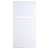 Kenmore 33 in. 20.5 cu. ft. Capacity Refrigerator/Freezer with Full-Width Adjustable Glass Shelving, Humidity Control Crispers, ENERGY STAR Certified, White