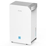 4500 Sq.Ft Most Efficient Energy Star 2024 Dehumidifier,AEOCKY Max 74 Pint/D(Standard 52Pint/D) Smart Compressor Dehumidifier with Drain Hose, Intelligent Humidistat,for Basement,Bedroom,Home,Bathroom