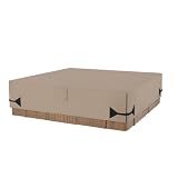 iBirdie Outdoor Waterproof Hot Tub SPA Cover 85 x 85 inch, 7 x 7 ft