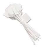 Cable Labels Wire Zip Ties, Self-Locking Cord Markers with Waterproof Plastic Tags - for Electrical Wiring, Ethernet Identification & Cabling