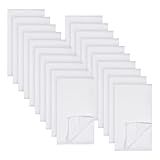 Gerber Unisex Baby Boys Girls Birdseye Flatfold Cloth Diapers Multipack White 20 Pack