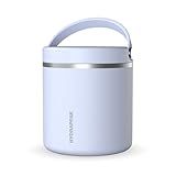 Hydrapeak 25oz Stainless Steel Vacuum Insulated Thermos Food Jar | Kids for Hot and Cold Food, Wide Mouth Leak-Proof Soup Adults, 10 Hours 16 (Iceberg)