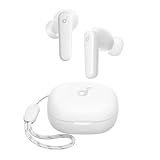 Soundcore by Anker P20i True Wireless Earbuds, 10mm Drivers with Big Bass, Bluetooth 5.3, 30H Long Playtime, Water-Resistant, 2 Mics for AI Clear Calls, 22 Preset EQs, Customization (White)