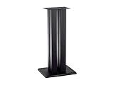 Monolith 28 Inch Speaker Stand (Each) - Supports 100 lbs, Adjustable Spikes, Compatible with Bose, Polk, Sony, Yamaha, Pioneer and Others, Black