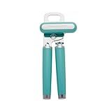 KitchenAid Classic Multifunction Can Opener and Bottle Opener Easy to Use, Razor Sharp Stainless Steel Cutting Wheel, Soft Ergonomic Handles, Aqua Sky