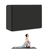 MBHKRRS 9"x6"x3" Yoga Blocks, Soft Non-Slip Surface Premium Foam Blocks, Supportive, Lightweight, Odor Resistant, Yoga Accessories for Pilates Meditation General Fitness Stretching Toning (black-1 Pack)