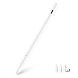 Stylus Pen for iPad 6th-11th Generation-2X Fast Charge, Tilt Sensitivity, Pixel Precision-Active Pencil Compatible with 2018-2025 Apple iPad Pro 12.9"/11"/M4, Air 3/4/5/M2/M3, Mini 5/6th-White