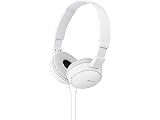 Sony ZX Series Wired On-Ear Headphones, White MDR-ZX110