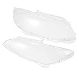 X AUTOHAUX Car Front Headlight Headlamp Lens Clear Lens Cover Cap PC Shell for BMW M3 2008-2013 NO.63117182517/63117182518 Headlamp Housing Left Right 1 Pair