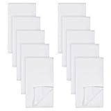 Gerber Unisex Baby Boys Girls Birdseye Flatfold Cloth Diapers Multipack White 10 Pack
