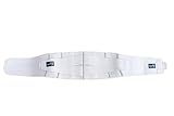 Motif Medical Pregnancy Back Brace – Breathable, Adjustable Pregnancy Belly Back Brace - Maternity Support Band Relieves Pressure on Abdomen, Lower Back, Hips & Pelvis (Extra Small, White)