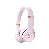 Beats Solo 4 - Wireless On-Ear Bluetooth Headphones, Up to 50-Hour Battery Life, Ultra-Lightweight Comfort, Powerful and Balanced Sound, Apple & Android Compatible - Cloud Pink