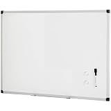 Amazon Basics Magnetic Dry Erase Whiteboard, 36"W x 24"H, Aluminum Frame, Silver/White, Easy to Install and Clean