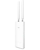 Cudy Outdoor AC1200 Gigabit Wireless Access Point, Outdoor WiFi Extender, IP65 Water Proof, Gigabit RJ45, Beamforming, MU-MIMO, PoE Adapter Included, AP1300-Outdoor