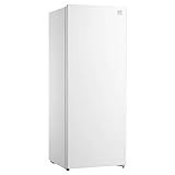 Kenmore Upright freezer - Convertible Refrigerator/Freezer, 5 Shelves, Garage Ready, Meat Storage, Auto Defrost, Congelador For Home, Apartment, Basement, Dorm, 7.0 Cubic Feet Capacity, White