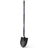 KOLEIYA Shovel,Shovels for Digging Heavy Duty with Fiberglass Handle,Spade Shovel for Gardening Trenching Planting Transferring,57 inches,Blue