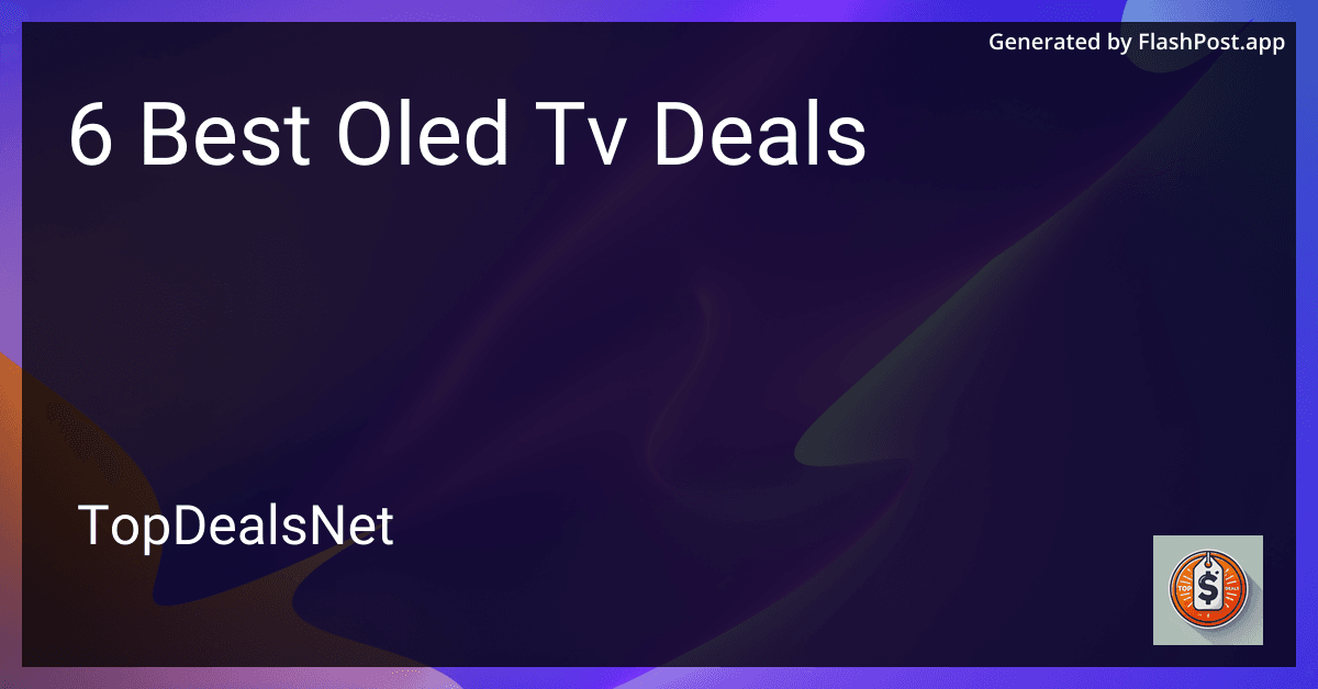 6 Best OLED TV Deals in 2025 image