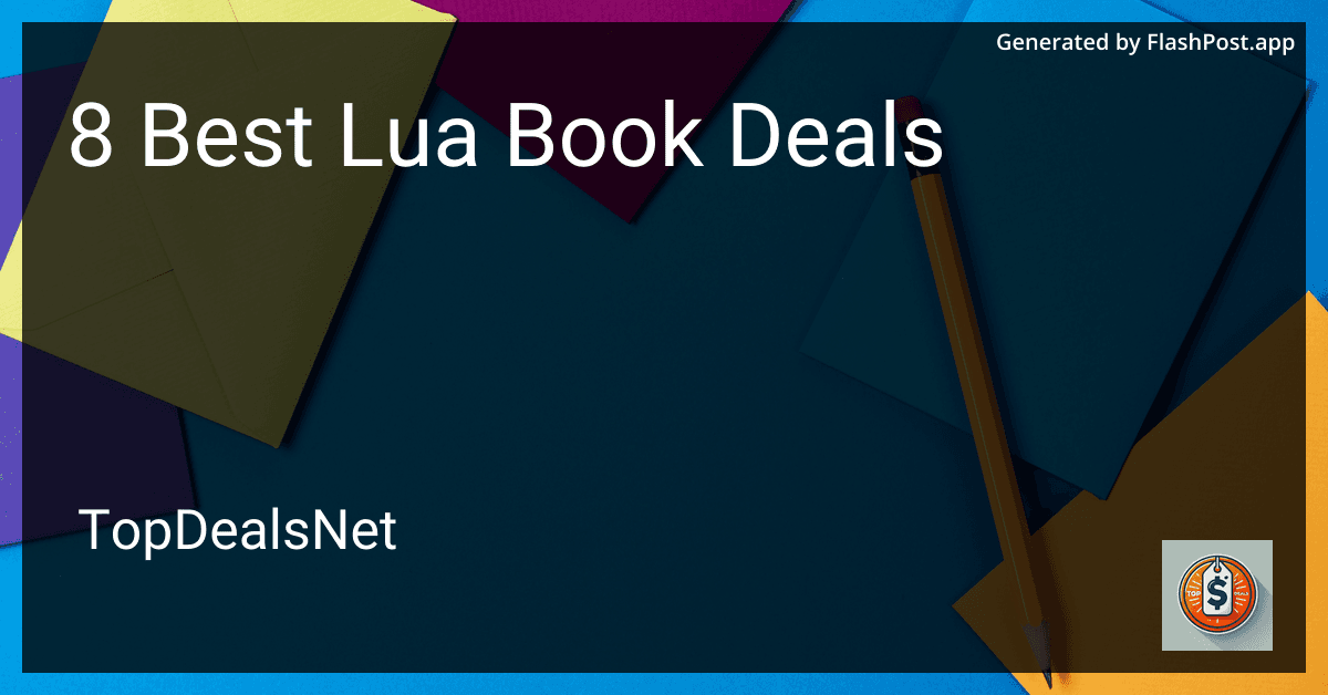 8 Best Lua Book Deals in 2025 image