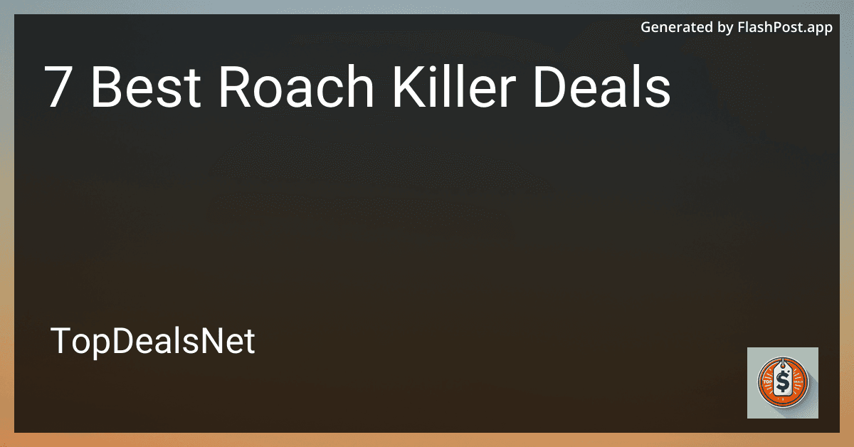 7 Best Roach Killer Deals in 2025 preview
