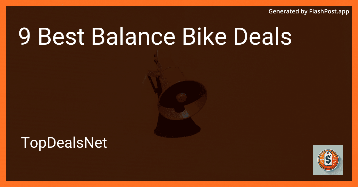 9 Best Balance Bike Deals in 2025 image