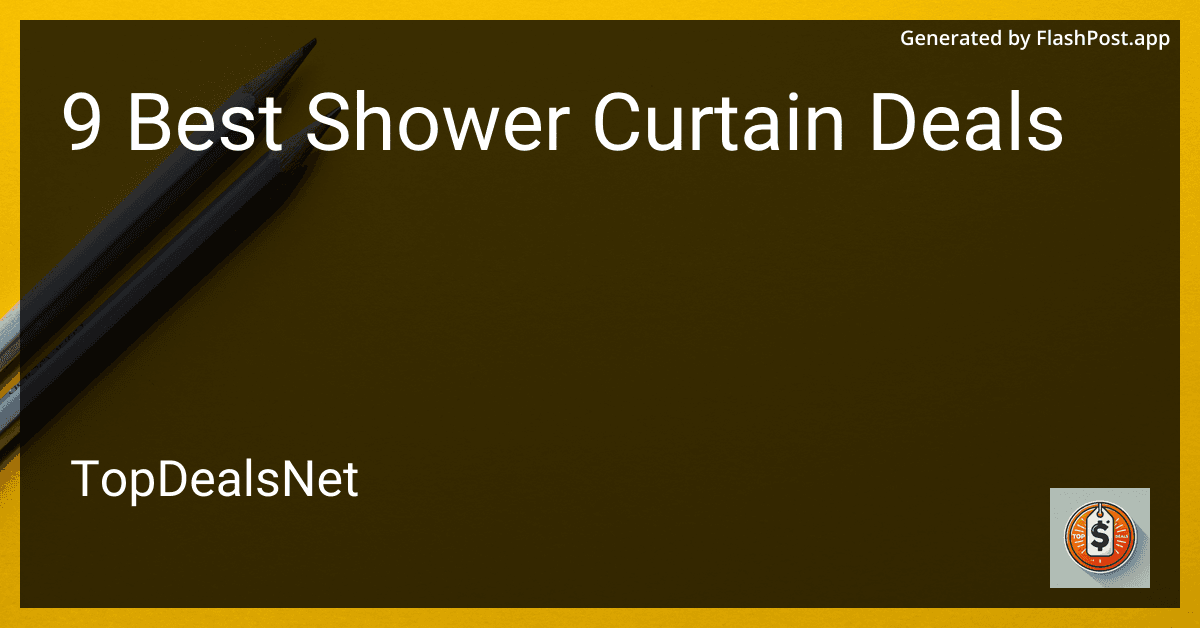 9 Best Shower Curtain Deals in 2025 preview
