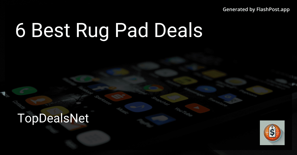 6 Best Rug Pad Deals in 2025 preview