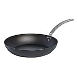 Made In Cookware - Seasoned 12" Blue Carbon Steel Frying Pan - (Like Cast Iron, but Better) - Professional Cookware - Crafted in Sweden - Induction Compatible