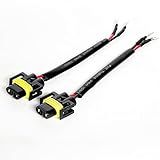 O-NEX 2X H11 to H11B Adapter Pigtail Wiring Harness Plug Female Adapter Socket Connector for HID LED Headlight Fog Light Retrofit