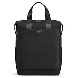 G4Free 15.6" Laptop Backpack for Men Women, 21L Slim Backpacks for Work, Business, College, Travel, Black