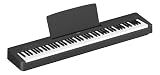 Yamaha 88-Key Digital Piano with Weighted Keys, Compact Design, Bluetooth, Keyboard, Music Rest, Sustain Foot Switch, and Built-in Speakers for Home Practice or Travel P145BT