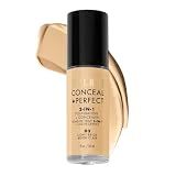 Milani Conceal + Perfect Liquid Foundation Makeup - Light Beige, 1 Fl. Oz