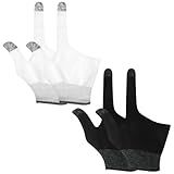 Toddmomy 2 Pairs of Touchscreen Finger Gloves,Gaming Finger Gloves for Mobile Gaming