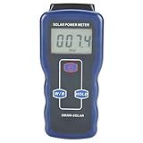 Cunyuer SM206 Power Meter, Solar Panel Tester, Sunlight Meter, Solar Irradiance Meter for Solar Energy Research, Meteorology Sun Measurement