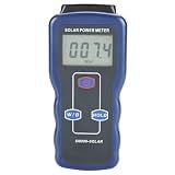 Cunyuer SM206 Power Meter, Solar Panel Tester, Sunlight Meter, Solar Irradiance Meter for Solar Energy Research, Meteorology Sun Measurement