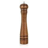 1Pack Wood Pepper Grinder, XWXO 10 Inch Salt Mill Pepper Shaker