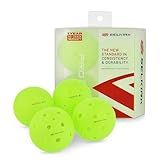 Selkirk Sport Pro S1 Ball | Crack-Resistant | 38 Hole Outdoor Pickleball Balls | USAPA Approved Pickle Ball for Tournament Play | Advanced Aerodynamics | 4 Pack Pickleballs