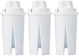 Amazon Basics Enhanced Replacement Water Filters for Water Pitchers, BPA-Free, WQA & NSF Certified, Compatible with Brita Water Pitchers & Drinking Water Filter Systems, 6 Month Filter Supply, 3-Pack