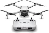 DJI Mini 3, Drones with Camera for Adults 4K, 38-min Flight Time, up to 32800ft (10km) Video Transmission, True Vertical Shooting, GPS Auto Return Integrated, Mini Drone with Camera for Beginners