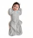 Love to Dream Swaddle Up, S, 3.5–6 kg, Grey, 1.0 Tog