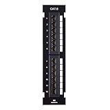 Cable Matters [UL Listed] Mini 12-Port Vertical Patch Panel with 89D Bracket, Compact 10 Inch Patch Panel with 10 Gigabit Ethernet