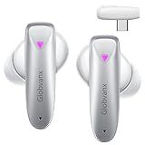 Globvanx V2 True Wireless Gaming Earbuds 20ms Low Latency with 2.4Ghz Dongle, Bluetooth 5.4, IPX5 Bluetooth Headphones in-Ear Earbuds with Noise Cancelling Mic for VR, PC, PS5, PS4, Switch