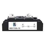 LCLCTC Solar Diode Anti-Reverse One Way Diode MD 110A(100Amp)-16;Use Voltage Range:AC < 400VAC ;DC 3-1000V;Used in photovoltaics, Solar Energy, Automotive Panels 12V 24V 48V (MD 110A-16)