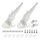 Yetaha 2Pcs Boat Speedometer Pitot Tube 80 MPH Marine Speed Sensor Accessory