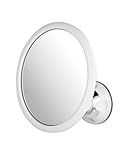 MIRRORVANA Anti Fog Mirror for Shower - Fogless, Shatterproof Shaving Mirror with 360° Swivel and Adjustable Suction Cup - 6.7" x 6.7" Round