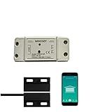 MHCOZY 5V WiFi Smar Garage Door Opener Remote Controller,Monitor Garage Open Close Status by Phone Tuya app Anywhere,Compatible with Alexa Google Home