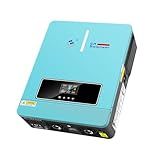 Xijia 3600W Hybrid Solar Inverter，24VDC to 120VAC Power Converter with 120A MPPT Solar Charging Controller，Battery-Less Operation Pure Sine Wave Inverter for Home, RVs and Off-Grid Cabin