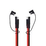 iGreely SAE Extension Cable 10AWG SAE to SAE Quick Disconnect Wire Harness SAE Connector Solar Panel Extension Cable for Trolling Motor Automotive RV Battery Motorcycle Cars Tractor 10 Gauge 1M 3Ft